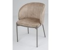 Стул DIANA VBP-207 античный бежевый, велюр / латте каркас