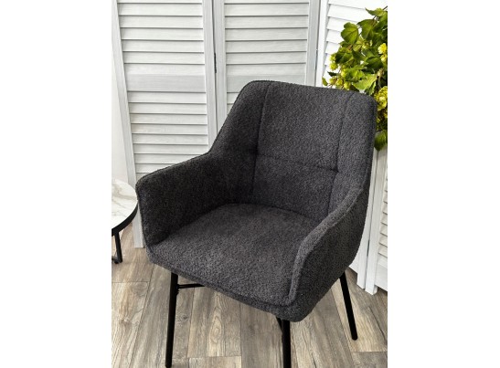 Стул AGIRA UF998-16 темно-серый, букле / черн. каркас / Товарный знак DISAUR в Ростове-на-Дону