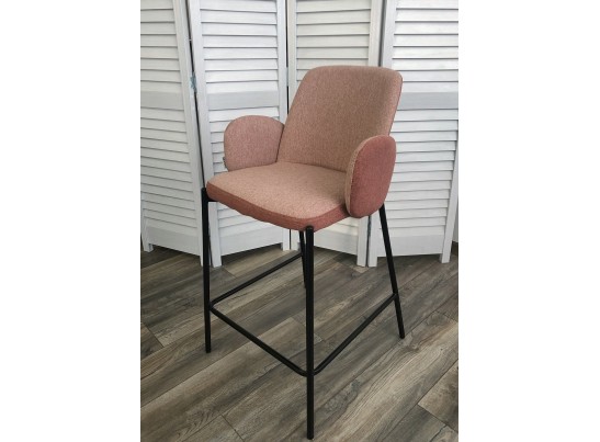 Полубарный стул NYX (H=65cm) VF109 розовый / VF110 брусничный в Ростове-на-Дону