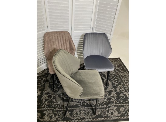 Стул SEATTLE-V ГРАФИТ #14, велюр / черный каркас в Ростове-на-Дону