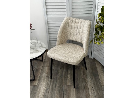 Стул LONDON UF998-04 бежевый, букле / черный каркас / Товарный знак DISAUR в Ростове-на-Дону