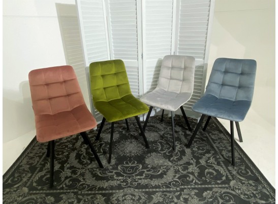 Стул CHILLI SQUARE BLUVEL-03 LIGHT GREY, велюр в Ростове-на-Дону