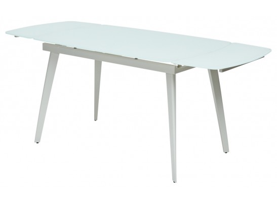 Стол ELIOT 120 FROSTED SUPER WHITE белое матовое стекло/ белый каркас в Ростове-на-Дону