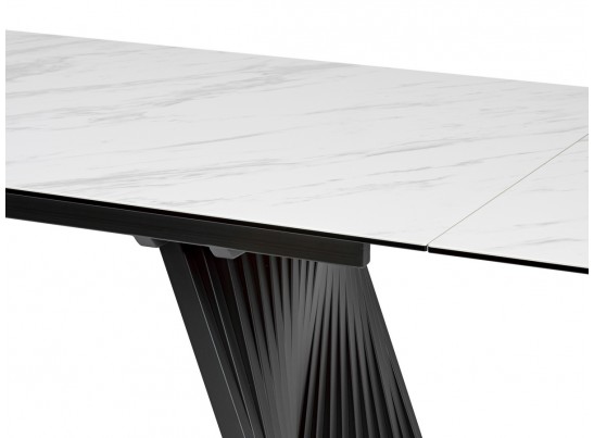 Стол IVAR 180 MARBLES KL-99 Белый мрамор, итальянская керамика/серый, ®DISAUR в Ростове-на-Дону Стол IVAR 180 MARBLES KL-99 Белый мрамор, итальянская керамика/серый, ®DISAUR в Ростове-на-Дону
