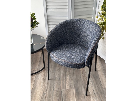 Стул GUST цвет стальной синий TOPIC 330 / черный каркас / Товарный знак DISAUR в Ростове-на-Дону