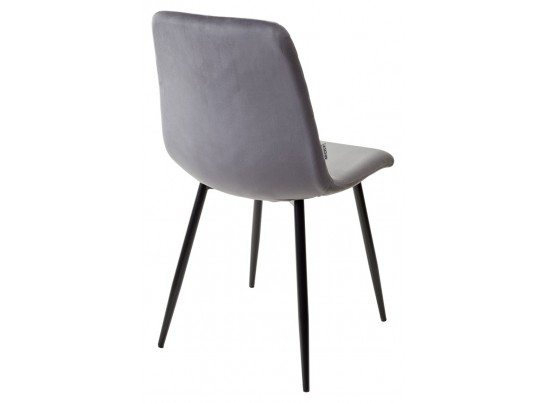 Стул DUKE BLUVEL-14 GREY, велюр / черный каркас в Ростове-на-Дону