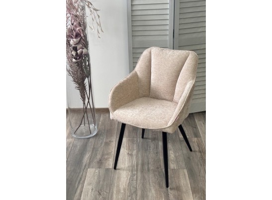 Стул REFLET 3018-10 бежевый, шенилл / черный каркас, ®DISAUR в Ростове-на-Дону