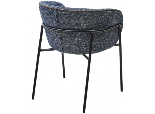 Стул GUST цвет стальной синий TOPIC 330 / черный каркас / Товарный знак DISAUR в Ростове-на-Дону