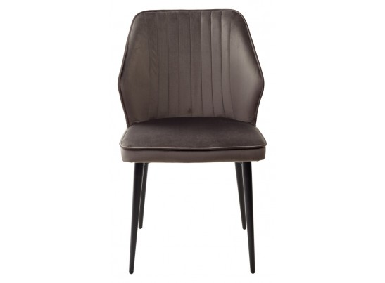 Стул SEATTLE-V ГРАФИТ #14, велюр / черный каркас в Ростове-на-Дону