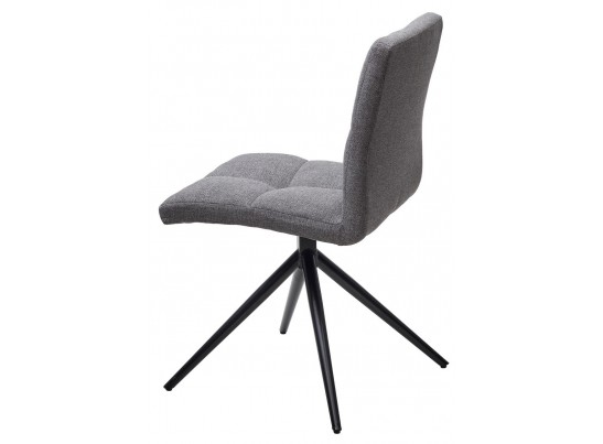 Стул SALLIE 360 град. поворот. VT6037-16 серый, ткань/ черный / Товарный знак DISAUR в Ростове-на-Дону