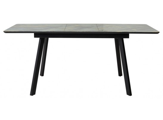 Стол АРУБА 140 ШТОРМ, стекло / ЧЕРНЫЙ в Ростове-на-Дону