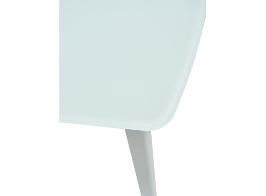 Стол ELIOT 120 FROSTED SUPER WHITE белое матовое стекло/ белый каркас в Ростове-на-Дону