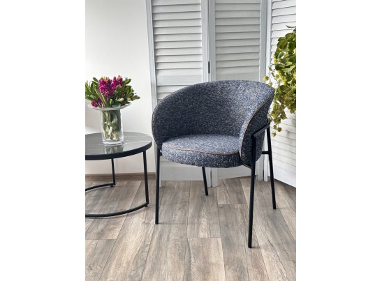 Стул GUST цвет стальной синий TOPIC 330 / черный каркас / Товарный знак DISAUR в Ростове-на-Дону