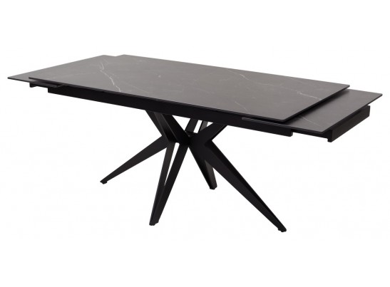 Стол FORIO 160 MATT BLACK MARBLE SOLID CERAMIC / BLACK, ®DISAUR в Ростове-на-Дону Стол FORIO 160 MATT BLACK MARBLE SOLID CERAMIC / BLACK, ®DISAUR в Ростове-на-Дону