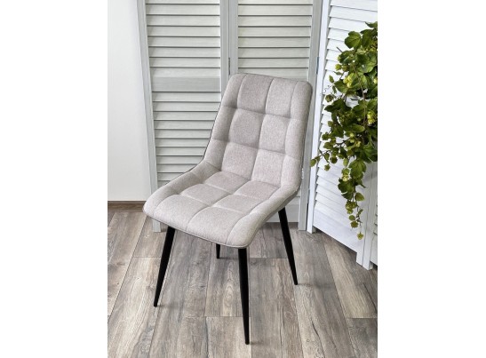 Стул CHIC VF-19/ VF-20 светло-серый/ серый/ черный каркас, ткань в Ростове-на-Дону