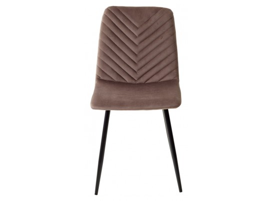 Стул DUKE BLUVEL-38 LATTE, велюр / черный каркас в Ростове-на-Дону