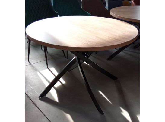 Стол ДАРИО D100 Мрамор Леванто / Белый каркас в Ростове-на-Дону