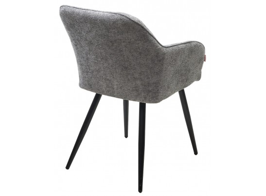 Стул REFLET 3018-17 серый, шенилл / черный каркас, ®DISAUR в Ростове-на-Дону