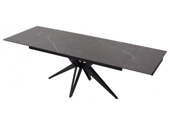 Стол FORIO 160 MATT BLACK MARBLE SOLID CERAMIC / BLACK, ®DISAUR в Ростове-на-Дону Стол FORIO 160 MATT BLACK MARBLE SOLID CERAMIC / BLACK, ®DISAUR в Ростове-на-Дону