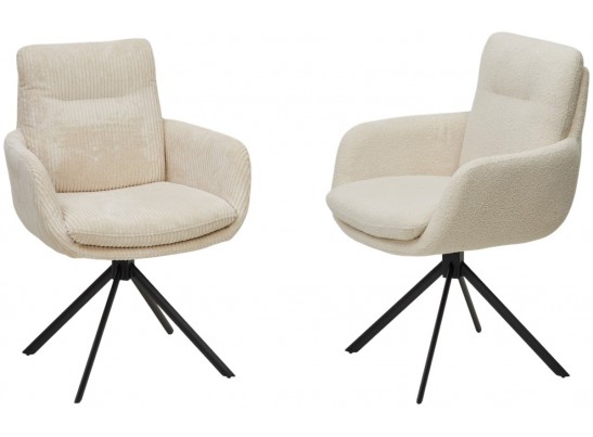 Стул DAREM Белый вельвет Davis lincoln-03n / черный каркас, ®DISAUR