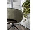 Стул ANABEL 360 град. поворот Зеленый F07-003-01 / MONTECRISTO 8421 / серый каркас, ®DISAUR