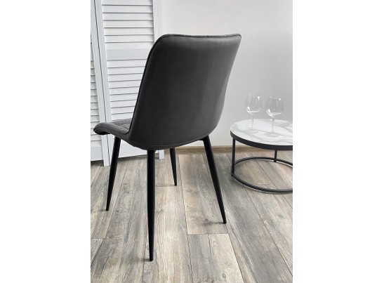 Стул CHIC 1983-18 графитовый меланж/ RU-08 антрацит/ черный каркас в Ростове-на-Дону