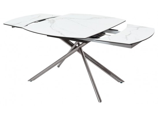 Стол BUSHES 120 WHITE/Stainless steel в Ростове-на-Дону