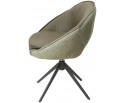 Стул ANABEL 360 град. поворот Зеленый F07-003-01 / MONTECRISTO 8421 / серый каркас, ®DISAUR