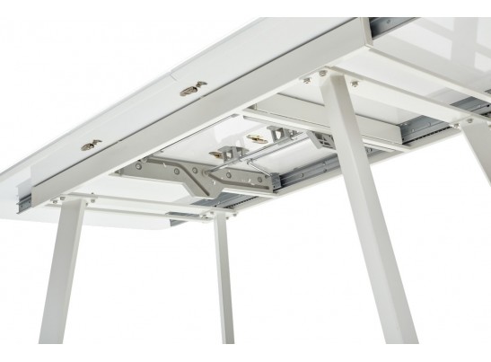 Стол ARUBA 140 WHITE/cупер белое глянцевое стекло в Ростове-на-Дону