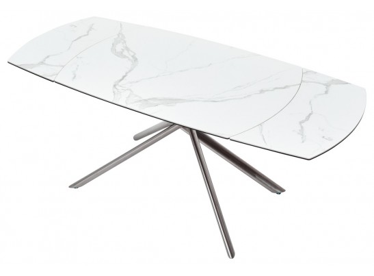 Стол BUSHES 120 WHITE/Stainless steel в Ростове-на-Дону