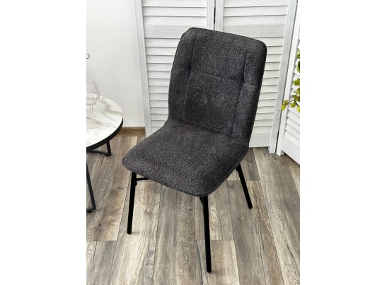 Стул COMO UF998-16 темно-серый, букле / черный каркас / Товарный знак DISAUR в Ростове-на-Дону