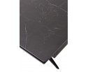 Стол FORIO 160 MATT BLACK MARBLE SOLID CERAMIC / BLACK, ®DISAUR в Ростове-на-Дону