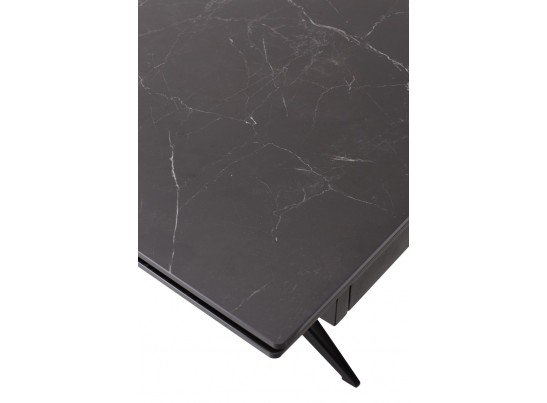 Стол FORIO 160 MATT BLACK MARBLE SOLID CERAMIC / BLACK, ®DISAUR в Ростове-на-Дону Стол FORIO 160 MATT BLACK MARBLE SOLID CERAMIC / BLACK, ®DISAUR в Ростове-на-Дону