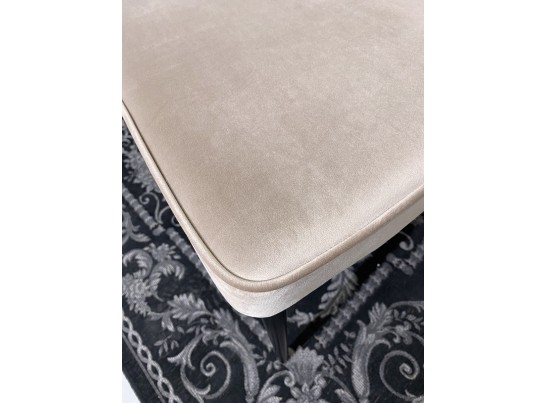 Стул NEPAL-P БЕЖЕВЫЙ #5, велюр/ черный каркас в Ростове-на-Дону