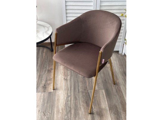 Стул DILL MOMO-05 тауп, велюр "беспальчиковый"/ золотой каркас в Ростове-на-Дону