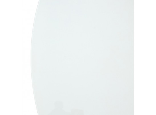 Стол ВЕГА D100 Белый, стекло/ белый каркас в Ростове-на-Дону