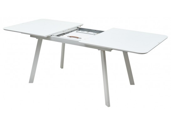 Стол ARUBA 140 WHITE/cупер белое глянцевое стекло в Ростове-на-Дону