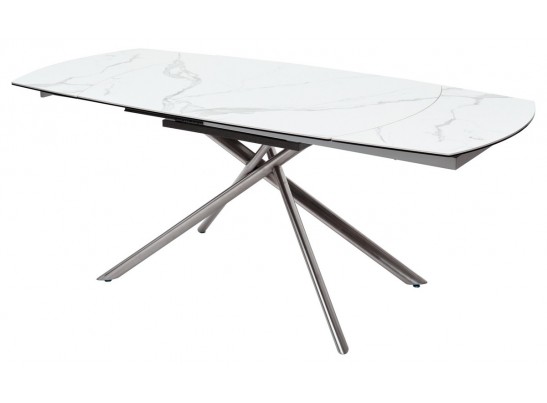 Стол BUSHES 120 WHITE/Stainless steel в Ростове-на-Дону