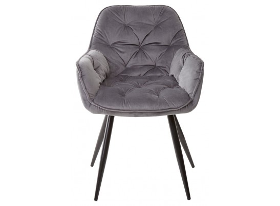 Стул MALTA BLUVEL-14 GREY, велюр M-City в Ростове-на-Дону