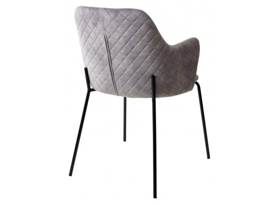 Стул AMARETTO VT5001-7 античный светло-серый, велюр без пальчикового эффекта / черный каркас, в Ростове-на-Дону