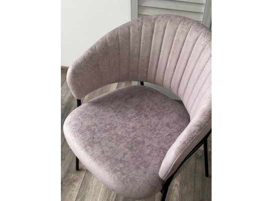 Стул ГЕММА, цвет RAIN 10 lavanda, велюр / черный каркас в Ростове-на-Дону