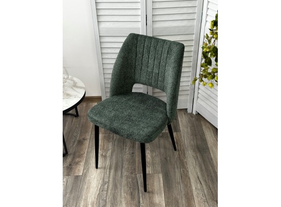 Стул LONDON UF998-11 малахит, букле / черный каркас / Товарный знак DISAUR в Ростове-на-Дону