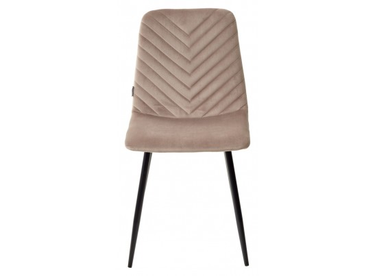 Стул DUKE BLUVEL-40 BEIGE, велюр / черный каркас в Ростове-на-Дону