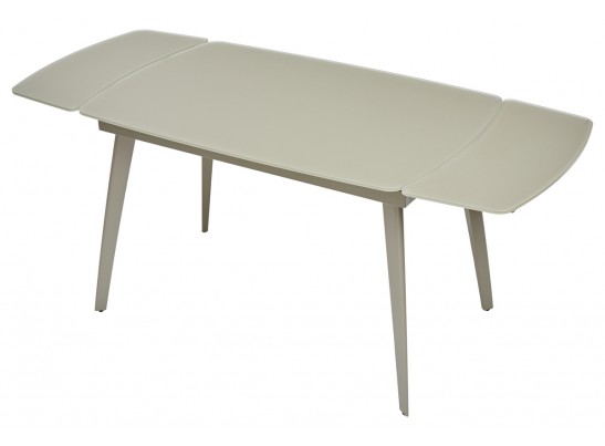 Стол ELIOT 120 GREY9 матовое стекло цвет шампань/ GREY9 каркас в Ростове-на-Дону