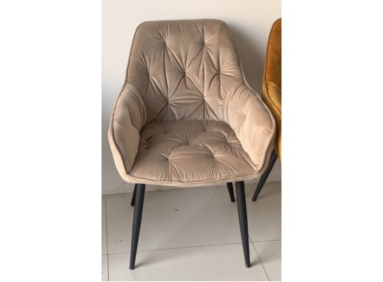 Стул TROY BLUVEL-40 BEIGE, велюр/ черный каркас в Ростове-на-Дону