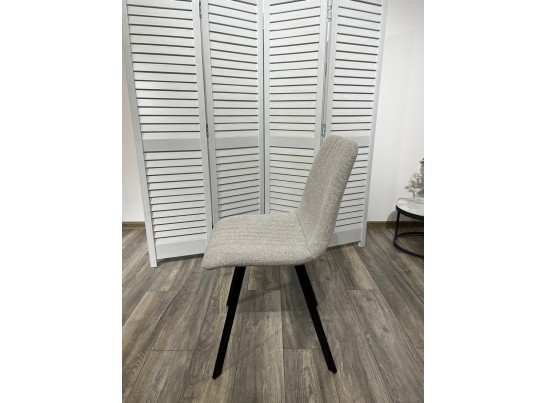 Стул ELVIS WZ2042-02 светло-бежевый фактурный велюр / черный каркас в Ростове-на-Дону