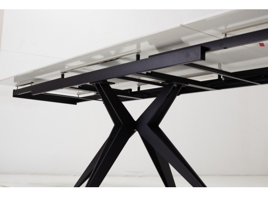 Стол FORIO 160 MATT WHITE MARBLE SOLID CERAMIC / BLACK, ®DISAUR в Ростове-на-Дону Стол FORIO 160 MATT WHITE MARBLE SOLID CERAMIC / BLACK, ®DISAUR в Ростове-на-Дону