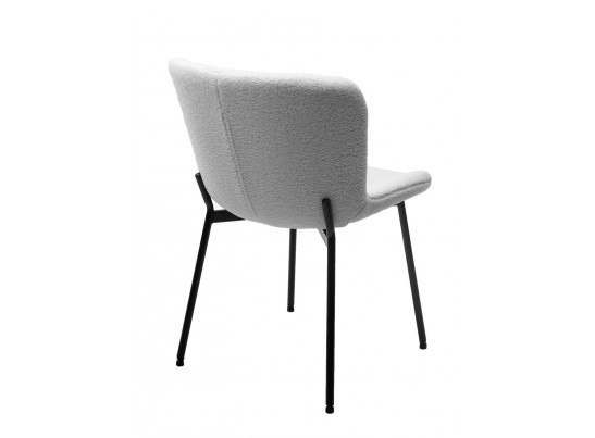 Стул RIYA UF992-01 Белый, teddy / черный каркас в Ростове-на-Дону