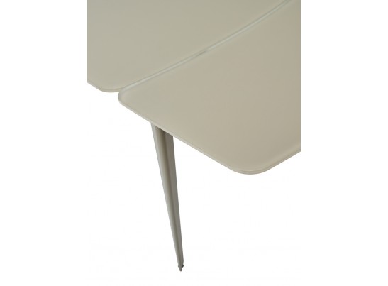 Стол ELIOT 120 GREY9 матовое стекло цвет шампань/ GREY9 каркас в Ростове-на-Дону