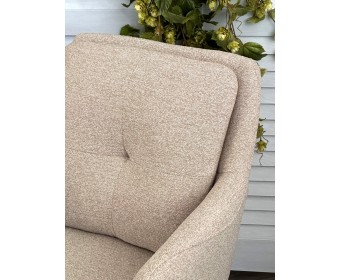 Стул VALLEYS Бежевый Lake-110, ткань / черный каркас / Товарный знак DISAUR